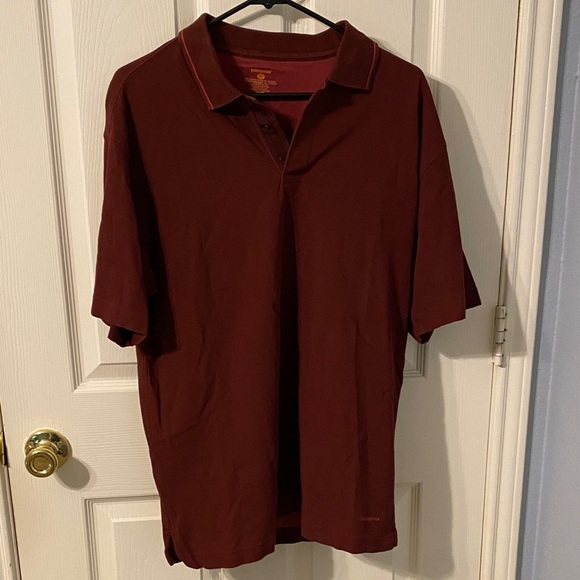 Patagonia Deep Red Polo Shirt - Picture 1 of 6